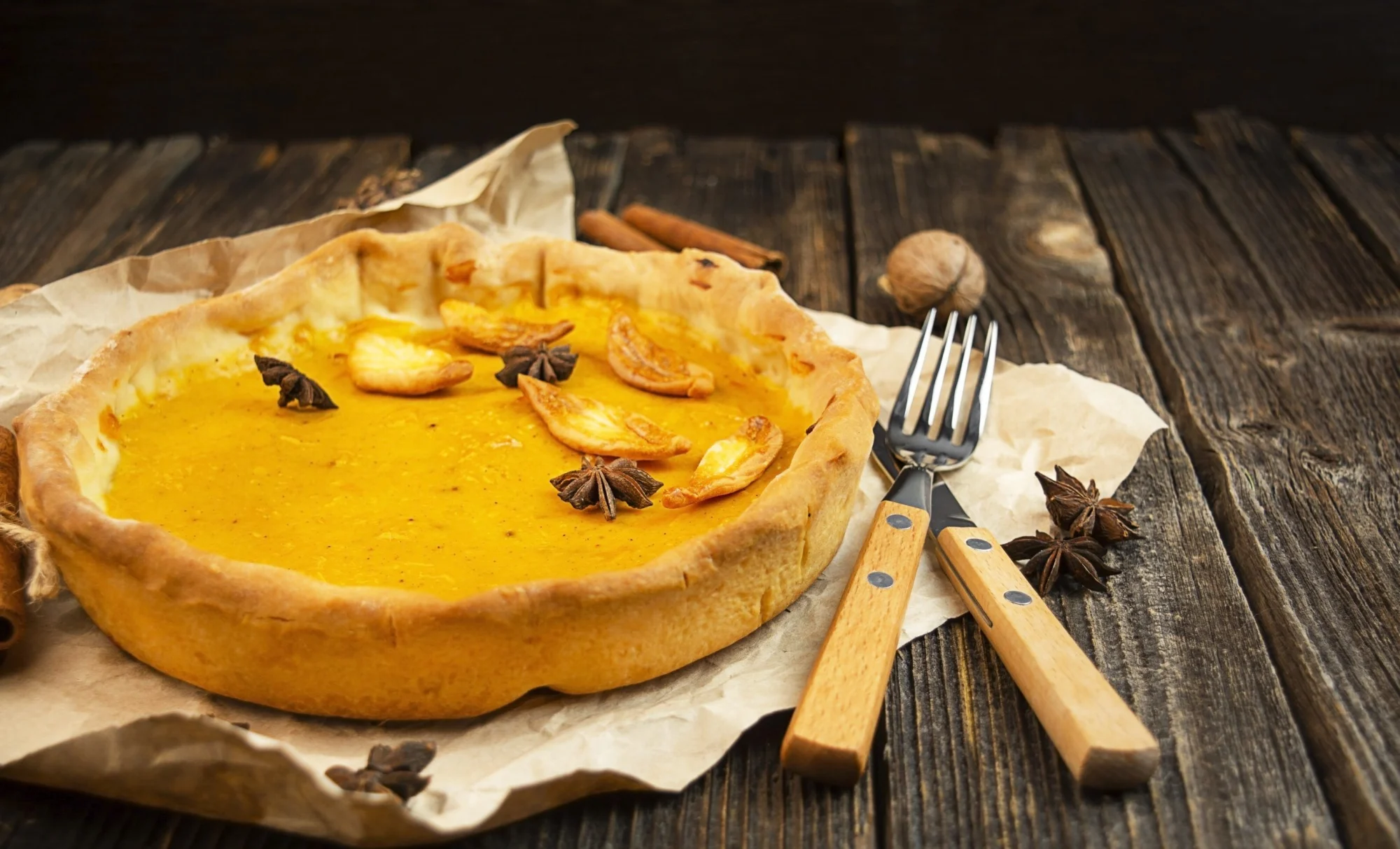 Vegan Lemon Pumpkin Pie